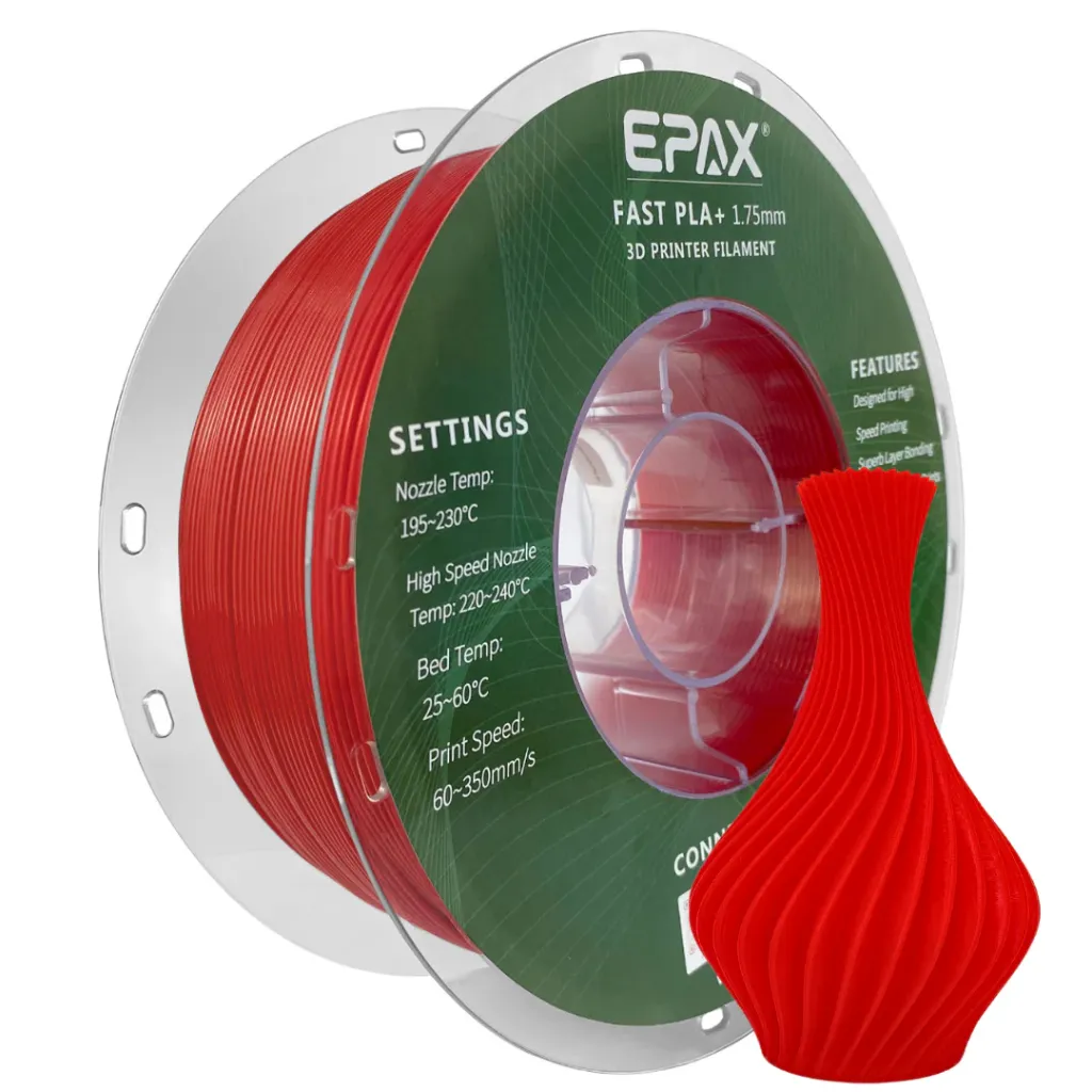 EPAX Fast PLA+  Candy Red