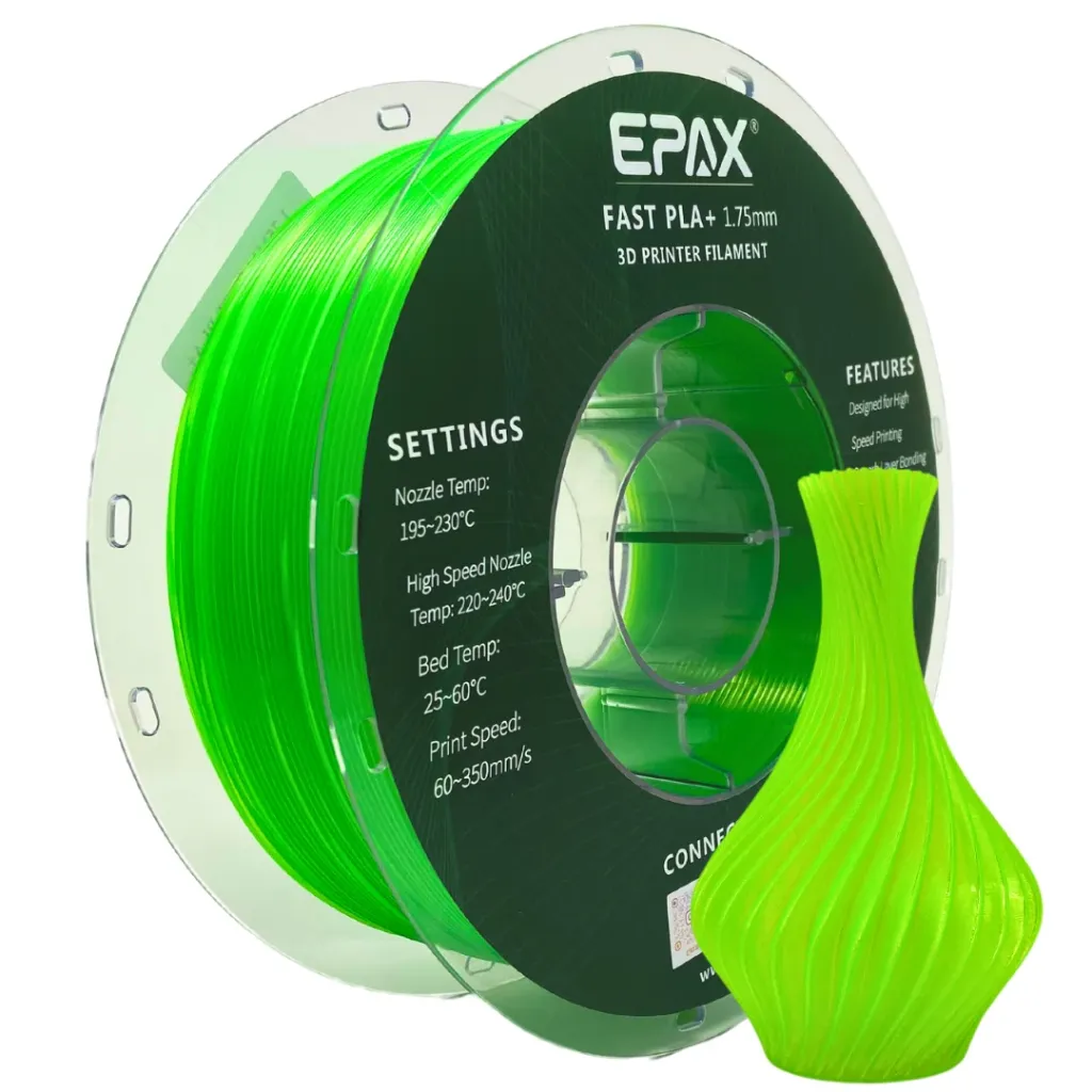 EPAX Fast PLA+  Glass Green