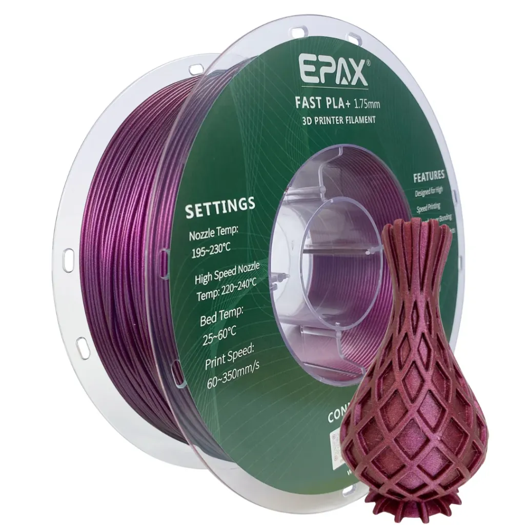 EPAX Fast PLA+ Galaxy Shimmer Cosmic Plum