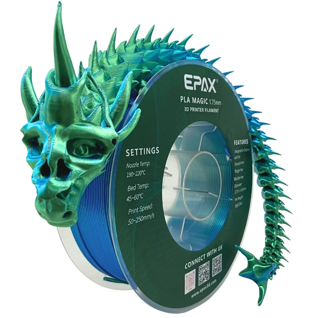 EPAX Magic Silk PLA Blue Lagoon (Aqua Blue / Green)
