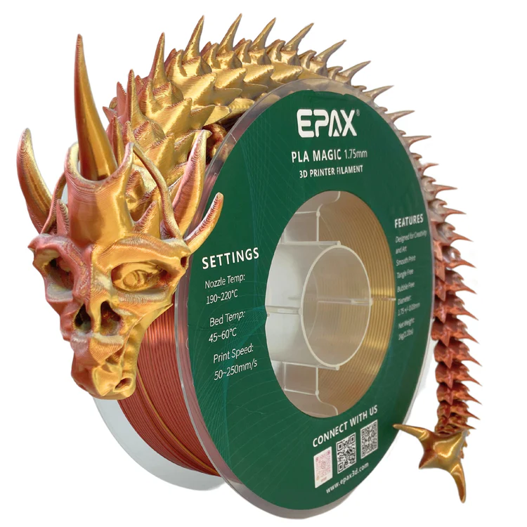 EPAX Magic Silk PLA Treasure (Gold / Silver / Copper)