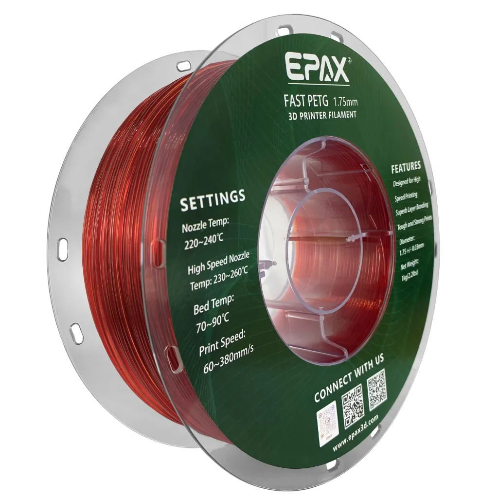 EPAX Fast PETG Glass Red-Orange