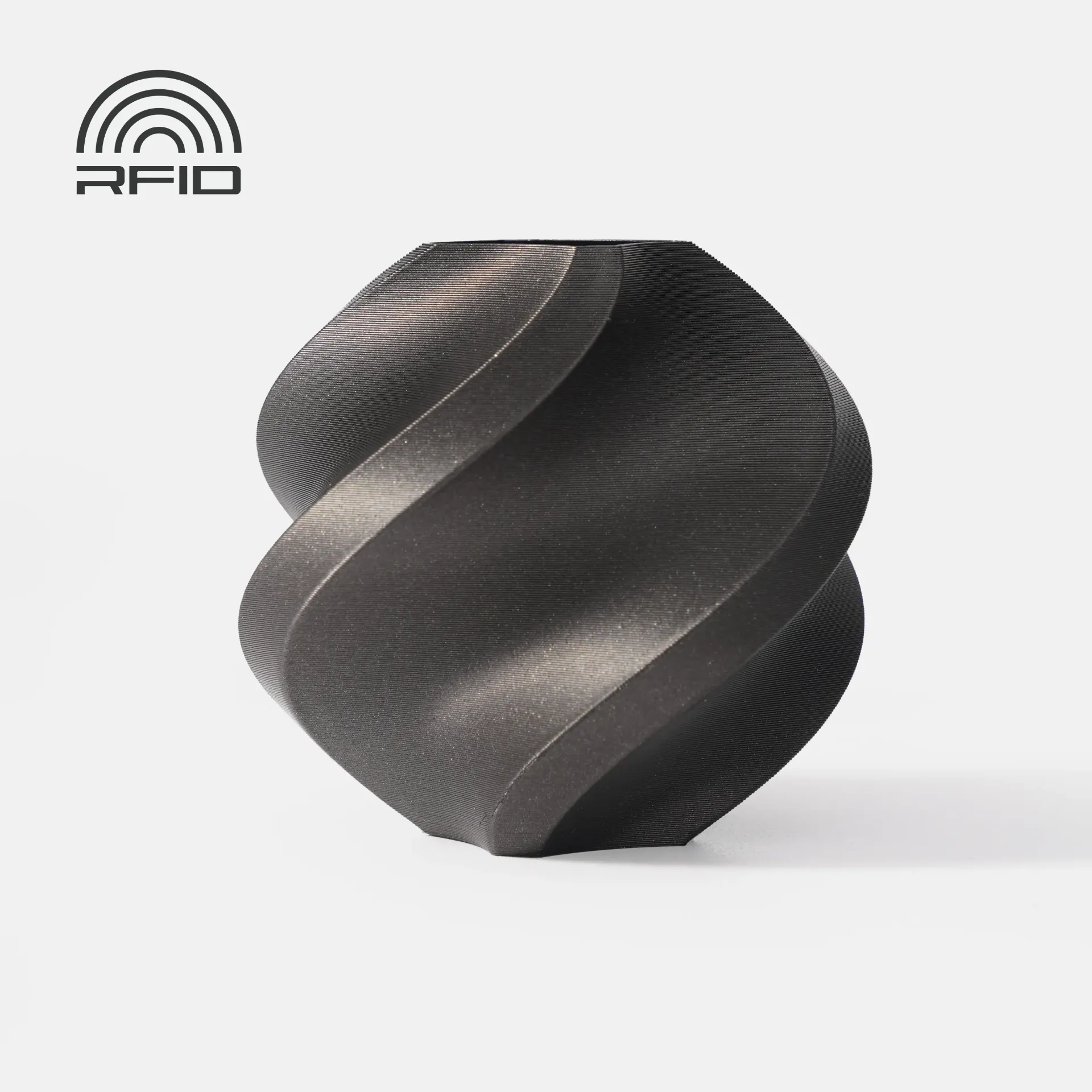 [BL PLA Metal Iron Gray Metallic (1kg) - spool] Bambu PLA Metal Iron Gray Metallic -13100 (1kg) (w/ spool)