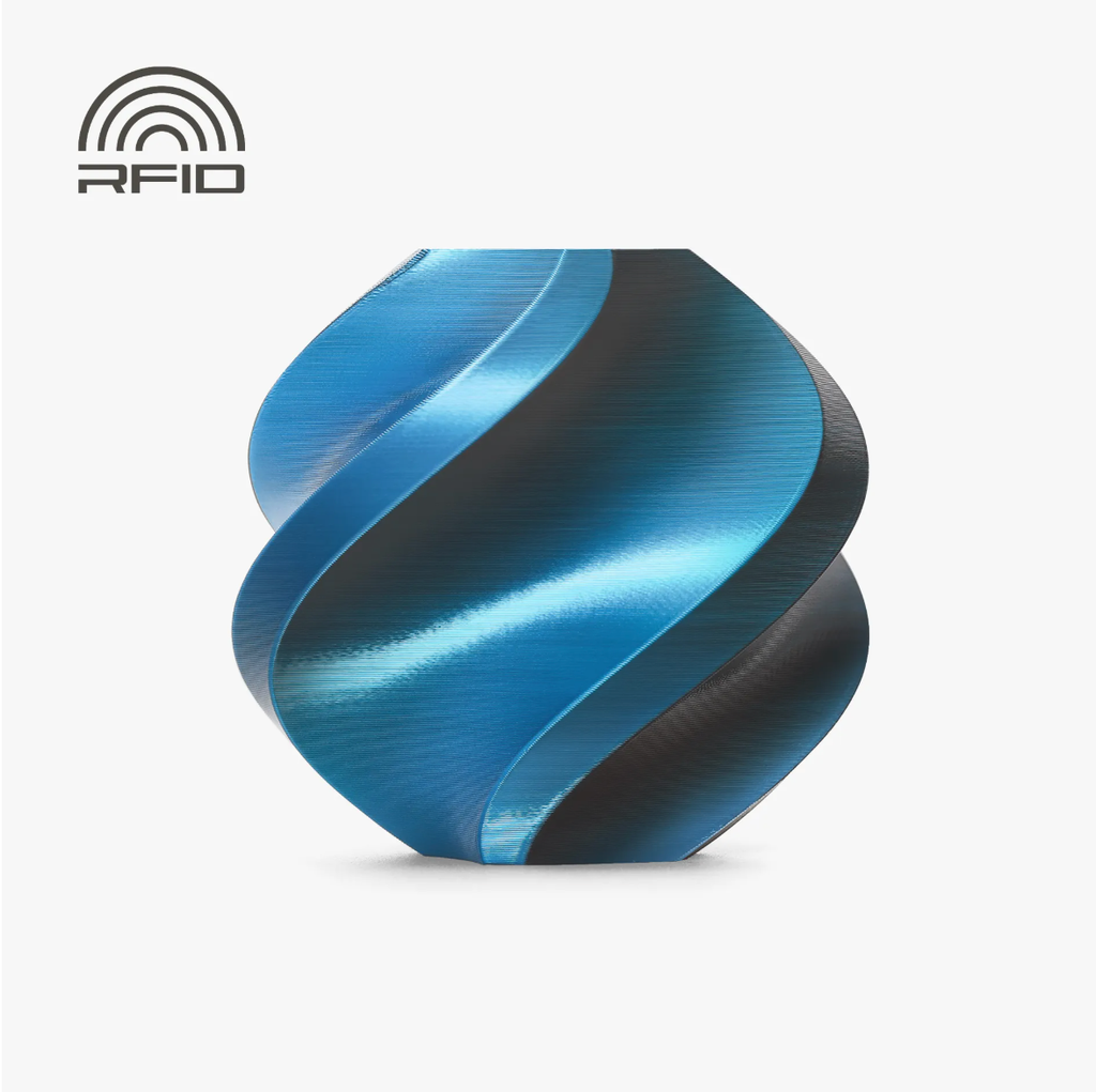 [Bambu Silk Multi-Color Phantom Blue - 13916 (with Spool)] Bambu Silk Multi-Color Phantom Blue - 13916 (with Spool)